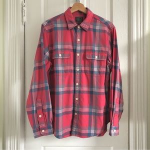 Vintage J. Crew Plaid Flannel Shirt